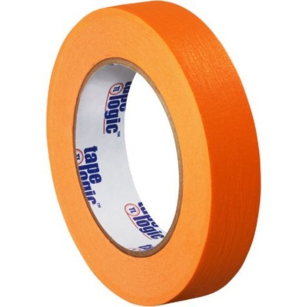 Tape Logic Tape Logic® Masking Tape, 4.9 Mil, 1" x 60 yds., Orange, 12/Case T93500312PKD
